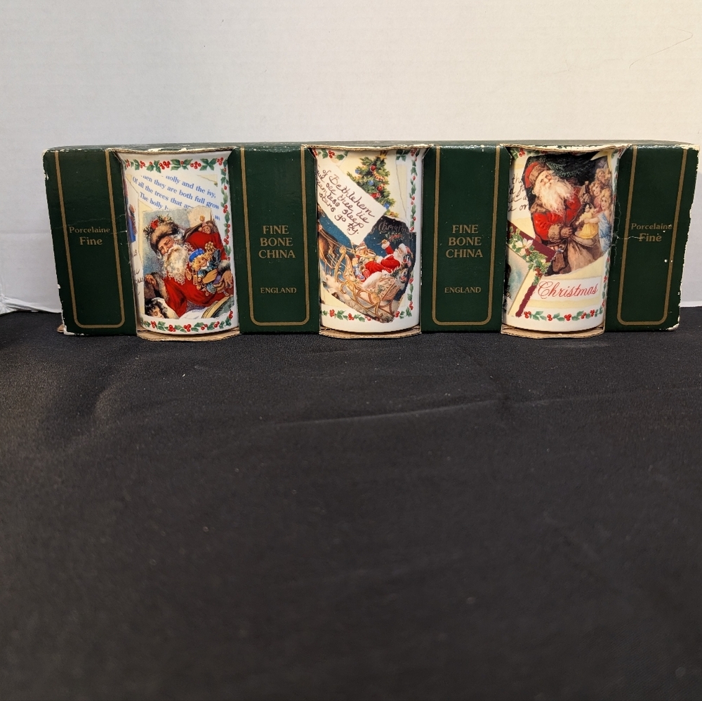 New Roy Kirkham Mug Christmas Time English Fine Bone China Royal Doulton Canada